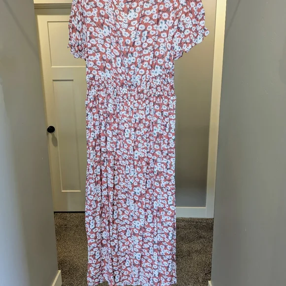 LOT of 4 floral wrap dresses, sized XL - Picture 9 of 16